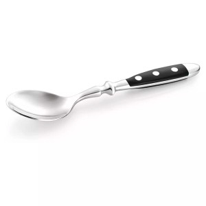 Kaffeelöffel Bistro cm Edelstahl Schwarz Silber