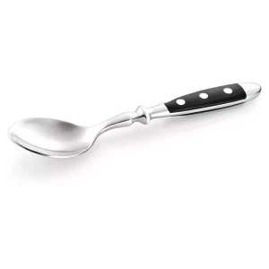 Koffielepel Bistro 15 cm RVS Zwart Zilver