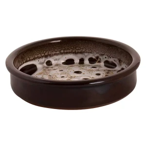Graupera  Sabana x 2,9 cm Steingut Braun Weiß 