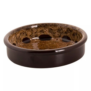 Graupera Ovenschaal Sabana 10 x 2.6 cm Stoneware Wit Bruin 