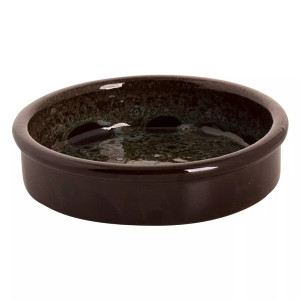 Graupera Ovenschaal Turkey 10 x 2.6 cm Stoneware Bruin Blauw 