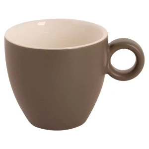 Maastricht Porselein Tasse à café « Bart » Couleur « Cafe » 928 Mat 17 cl Marron 