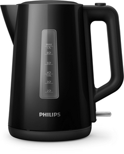 Philips Wasserkocher 1,7 Liter Kunststoff Schwarz