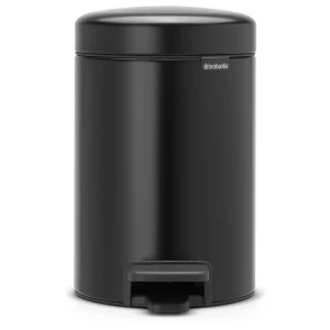Brabantia Treteimer Newicon 16,8 x 26,4 cm 3 Liter Edelstahl Schwarz
