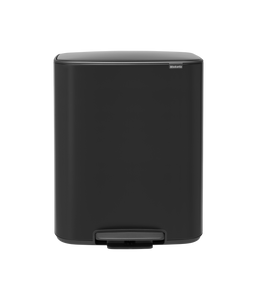 Brabantia Pedaalemmer Bo 54 x 36 x 65.6 cm 60 liter Kunststof Zwart