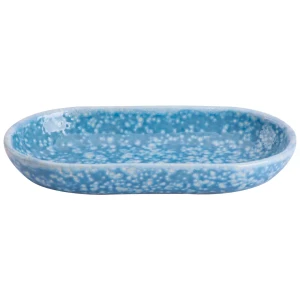 Colori Del Sud Teller Cazorla Oval 20 x 11,5 cm Keramik Blau