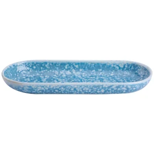 Colori Del Sud Teller Cazorla , 27 x 11,5 cm, Steingut, blau