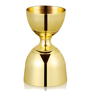 Bar Professional Barmaatje Bell Jigger Tools 3/6 cl RVS Goud