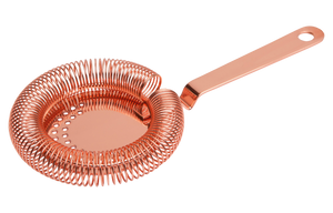 Bar Professional Cocktailstrainer Hawthorn RVS Koper 