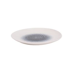 Maastricht Porselein plate Grey Mineralis Organic 20 cm White