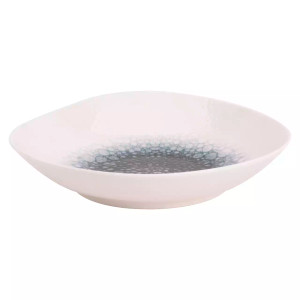 Maastricht Porselein Deep Grey Mineralis Organic 20 cm Weiß