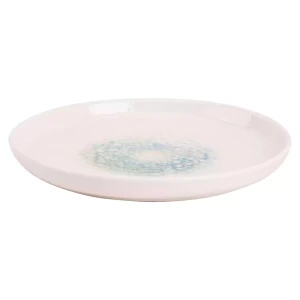 Maastricht Porselein Assiette « Coupe » Aqua Mineralis  , 21 cm, blanche