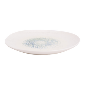 Maastricht Porselein plate Aqua Mineralis Organic 25 cm White