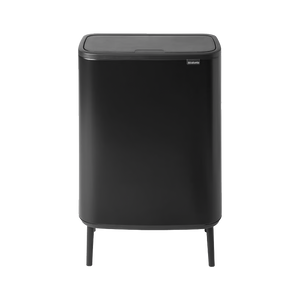Brabantia Afvalbak Bo Touch Bin 2 x 30 liter RVS Zwart