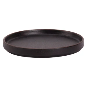 Maastricht Porselein Assiette « Cafe » Noir 21 cm, noire