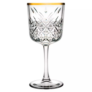 Pasabahce Wine Glass Timeless 33 cl Gold Glass