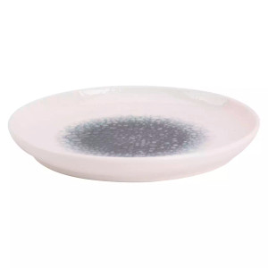 Maastricht Porselein plate Coupe Grey Mineralis 18 cm White 