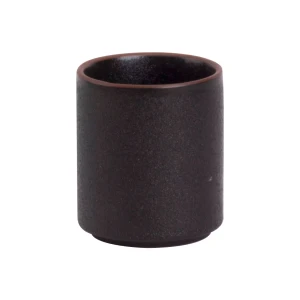 Maastricht Porselein Bol haut « Cafe » Noir 6,5 cm Noir