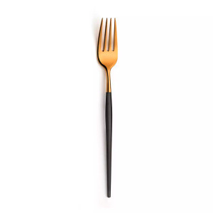 Amefa Tischgabel 1114 Soprano 20,3 cm 18/10 Schwarz Gold 