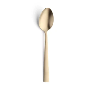 Cuillère à dessert Amefa 1924 « Ventura », 19 cm, 18/10, couleur champagne 