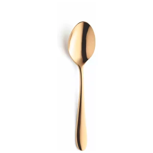 Amefa Premiere Cuillère de table 1860 « Oxford », 20,3 cm, 18/10, dorée 
