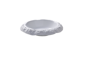 Maastricht Porselein plate deep Calcaire 21.5 cm White 