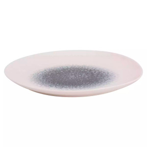 Maastricht Porselein Bord Grey Mineralis Organic 25 cm Wit