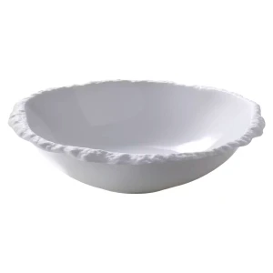 Maastricht Porselein Assiette creuse « Calcaire » 20,5 cm, blanche 