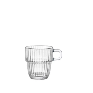 Rocco Bormioli Tasse à café Barshine 18,5 cl en verre trempé