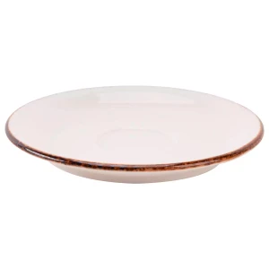 By Bone Cappuccino Untertasse Helix Gleam 15.5 cm Porzellan Creme