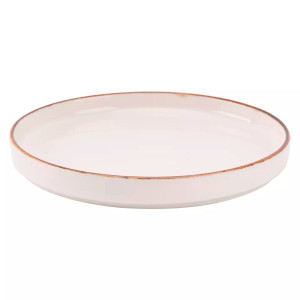 By Bone Plate Deep Helix Gleam 23 cm Porzellan Creme
