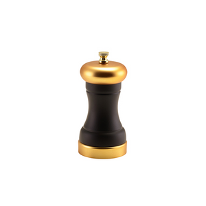 Zout&Pepermolen 12 cm Metaal Goud Zwart 