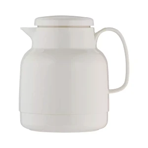 Helios Isolierkanne 1 Liter Weiß