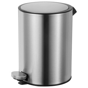 Mammoet Pedal Bin Softclose Pulse 3 l Silver