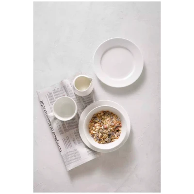 Palmer Saucer Royal Ivory .5 cm Porcelain Off-White 