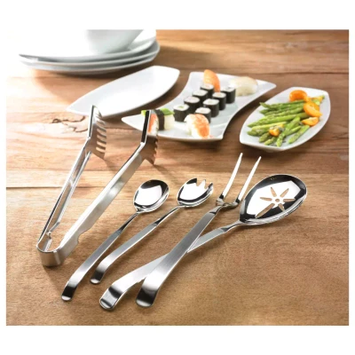 Amefa Serving Tongs 1319 Buffet cm 18/10 Silver