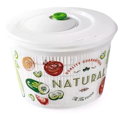 Snips Slacentrifuge Deco 25 cm 4 liter Kunststof Wit