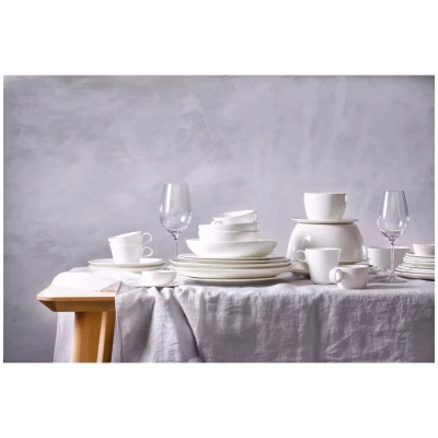 Maastricht Porselein Tasse à café 011 « Lux » 16 cl, blanc cassé 