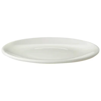 Maastricht Porselein Assiette à dessert 036 « Lux » 16 cm, porcelaine blanc cassé 