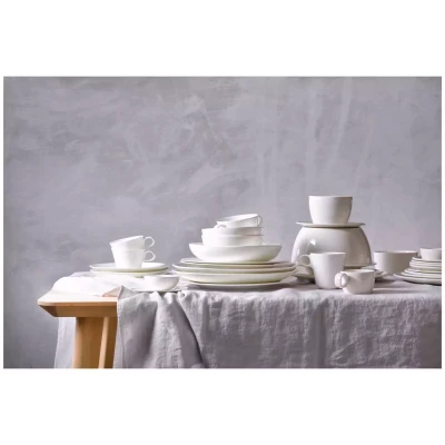 Maastricht Porselein Espressoschotel Lux 020 13.5 cm Offwhite