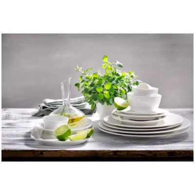 Maastricht Porselein Schaal Lux 052 9.5 cm 30 cl Offwhite