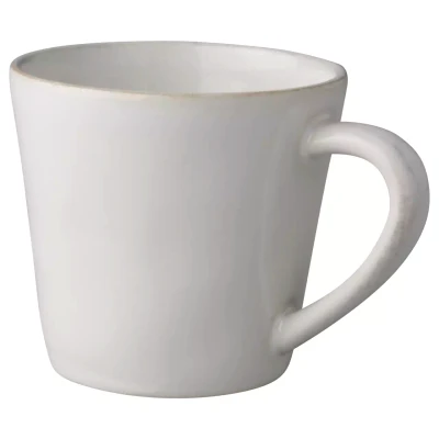 Becher Coimbra cl, weiß, Steingut 