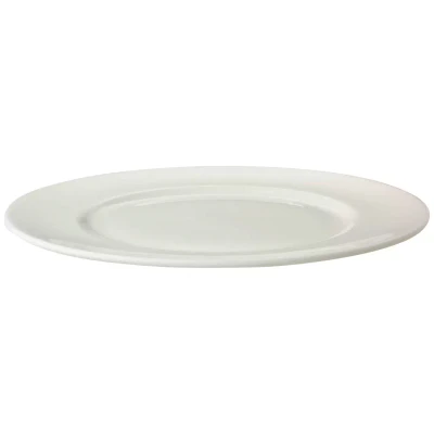 Maastricht Porselein Assiette « Lux » 032, 25,5 cm, blanc cassé