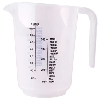 Measuring cup 1 l Polypropylene