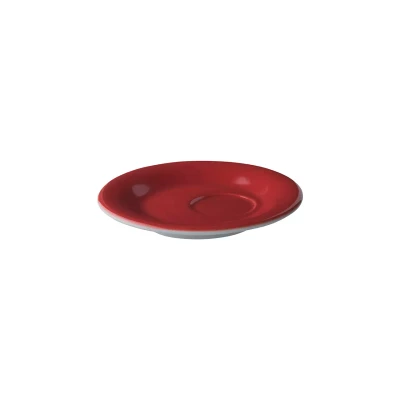 Maastricht Porselein Untertasse Finn 953 12,5 cm Rot 