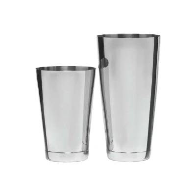 Barprofessional-Shaker-Set „ Boston “ 80 cl, Edelstahl, Silber