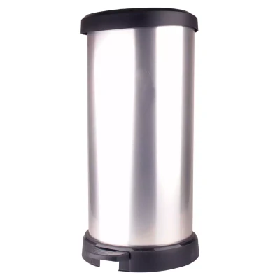 Curver  Decobin x 69 cm – 40 l Silber Kunststoff