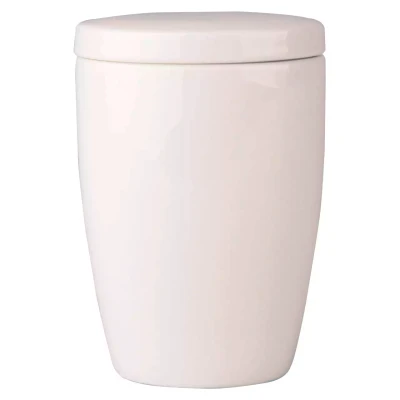Maastricht Porselein Sucrier « Lux », 7 cm, blanc cassé