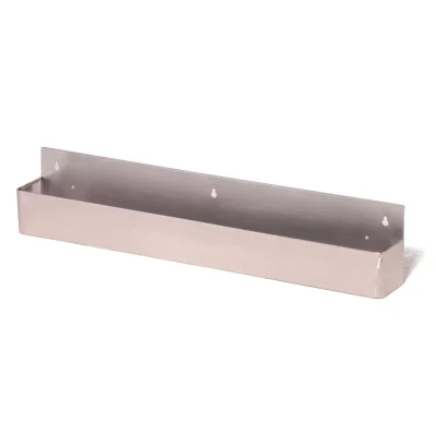 Porte-bouteilles Barprofessional « Speedrails » 81 x 16 x 10 cm, acier inoxydable argenté