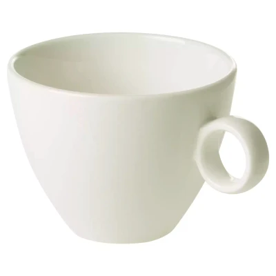 Maastricht Porselein Tasse à cappuccino « Bart » 941, 23 cl, blanc cassé